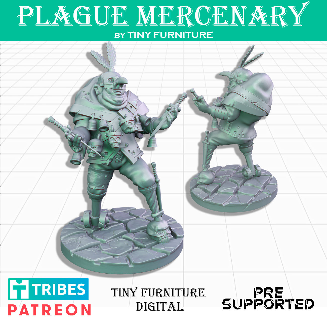 Plague Mercenary - STL FILES