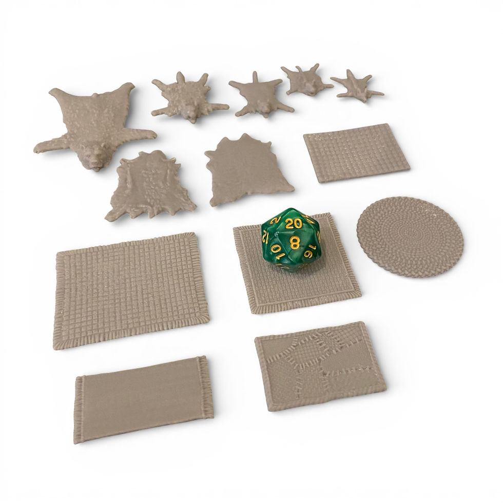 Thumbnail: Rugs and Pelts - STL FILES