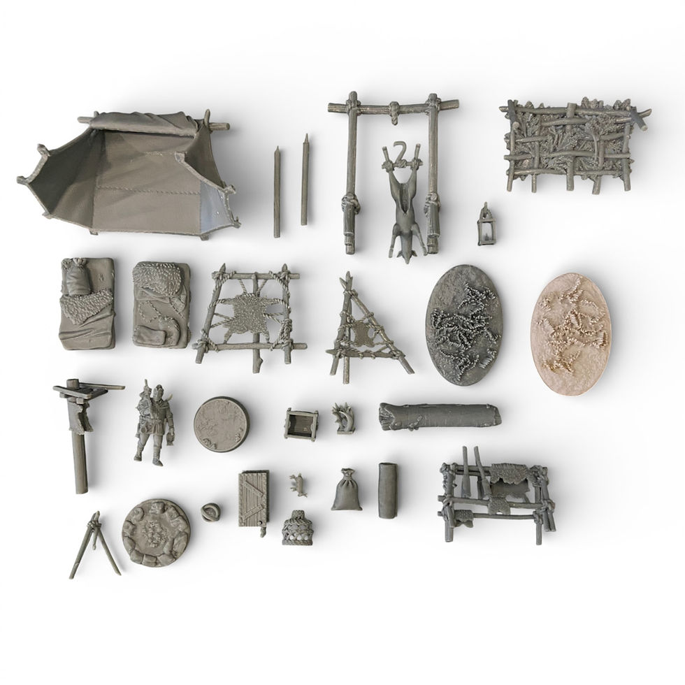 Thumbnail: Poacher's Camp - STL FILES
