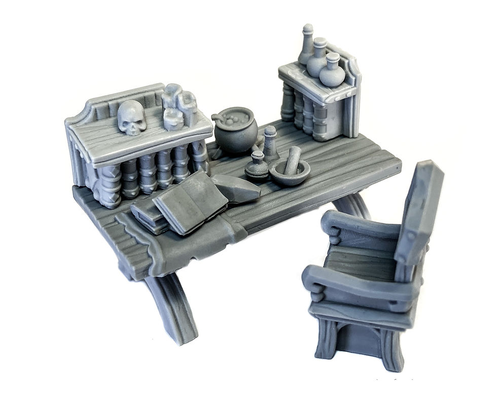 Thumbnail: Dark Magister Desk - STL FILES