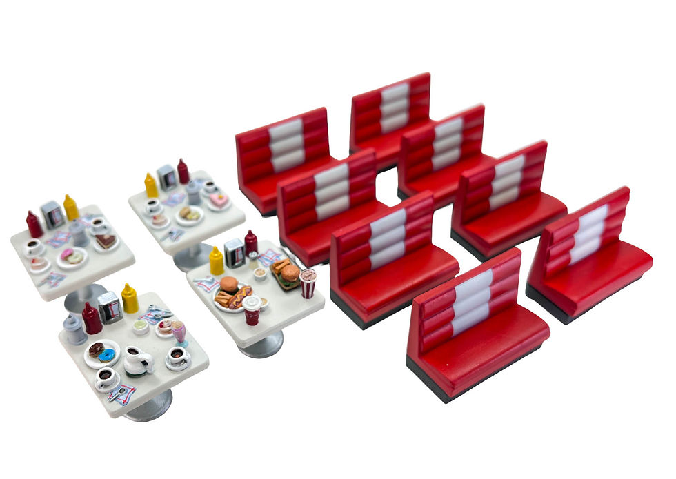 Thumbnail: Diner Tables - STL FILES