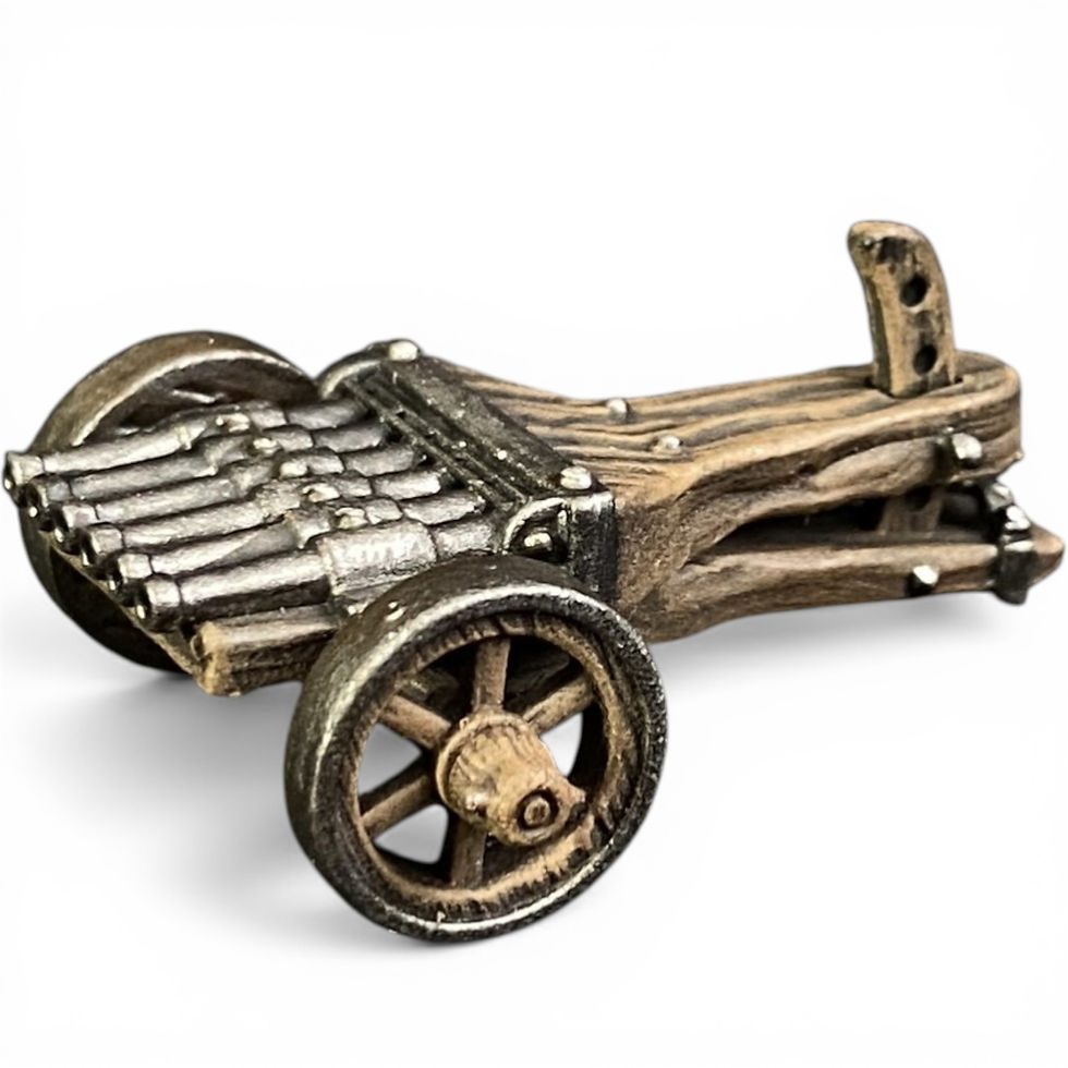 Thumbnail: Small Organ Gun (Medieval Artillery) - STL FILES