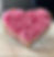 preserved rose heart shaped