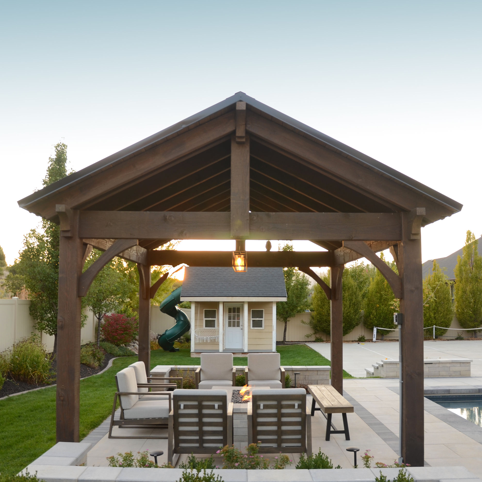 TRADITIONAL A-FRAME PAVILION