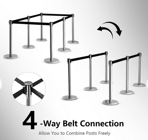 Custom Queue Stands - Traditional & Retractable