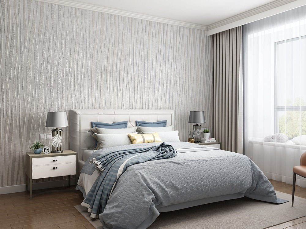 off white textured stripe wallpaper 