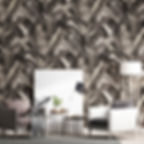grey Palm tree deep embossed textured premium wallpaper