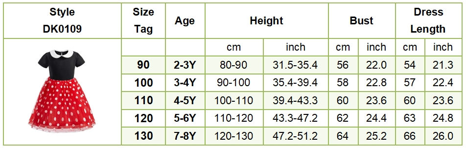 Thumbnail: Children Casual Clothes Summer Short Sleeve Dots Girls Dress Kids Peter Pan Coll