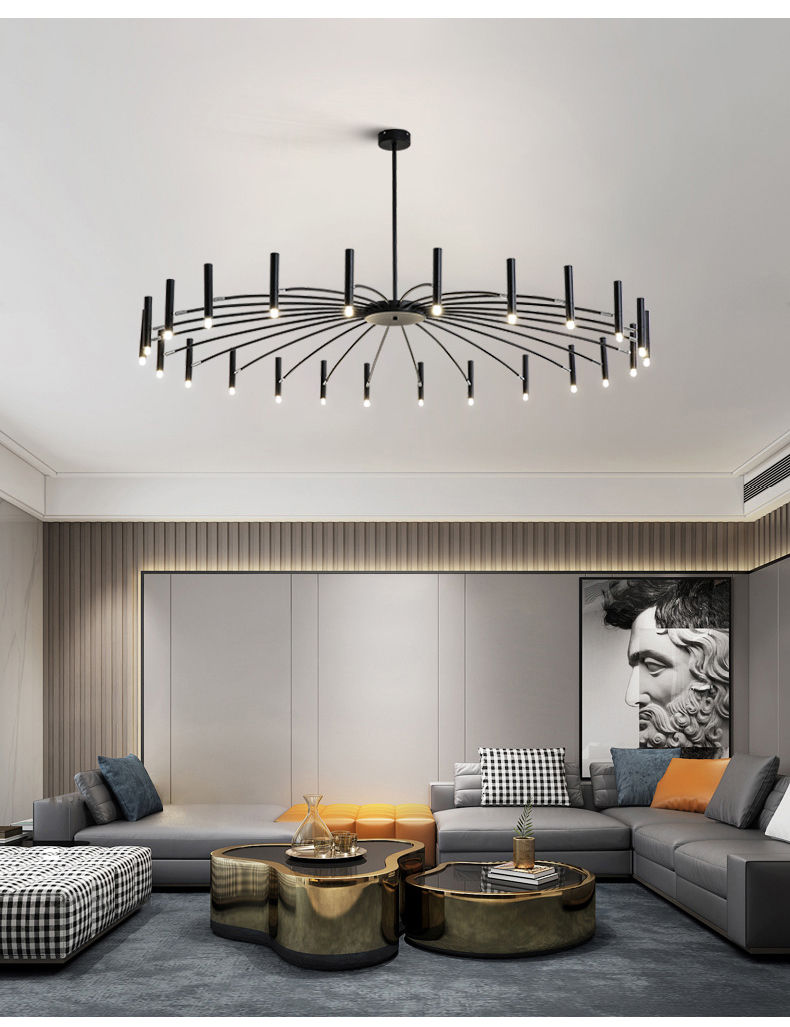 Thumbnail: Nordic living room chandelier led chandelier bedroom home chandelier modern livi