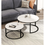 Thumbnail: Marble Top Modern Nesting coffee table