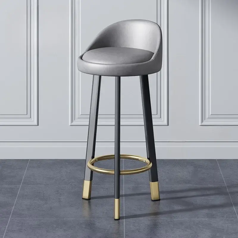 Miniatura: Modern High Bar Stool Rotating Chair with low Backrest