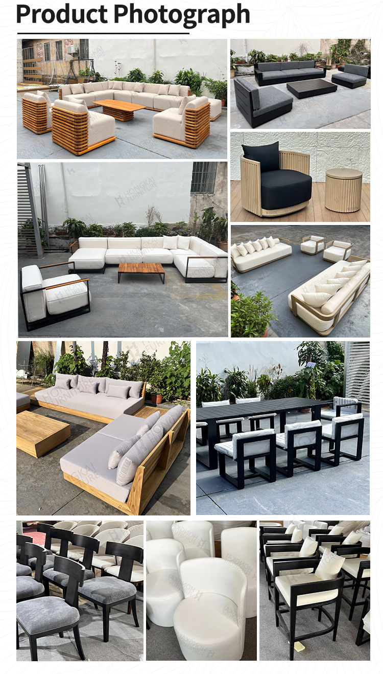 Miniatura: Conjunto de sofás de jardín modernos: muebles versátiles para exterior e interior para hoteles y villas.