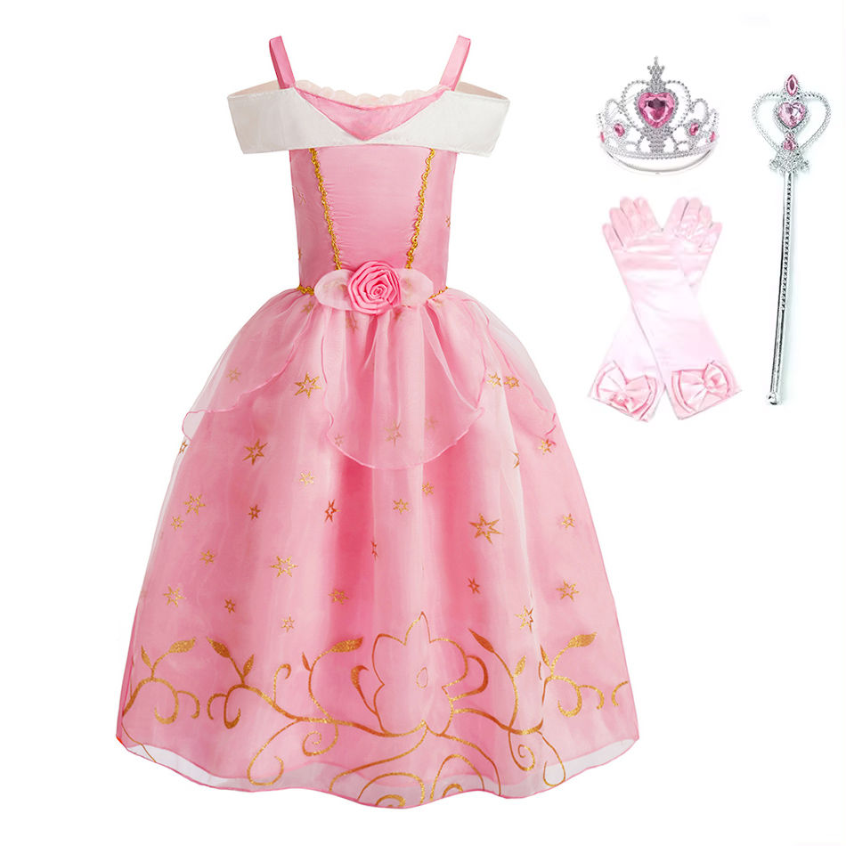 Thumbnail: Children Princess Costume Party Fancy Flower Vestido New 2024 Christmas Birthday