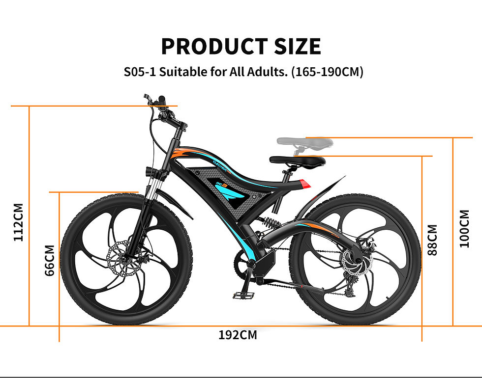 Thumbnail: AOSTIRMOTOR Electric Bicycle 500W Motor 26  Fat Tire With 48V/15Ah Li-Battery S0
