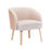 Thumbnail: Lamb-hair Acent Chair Upholstered Living Room Chair Bedroom Chair