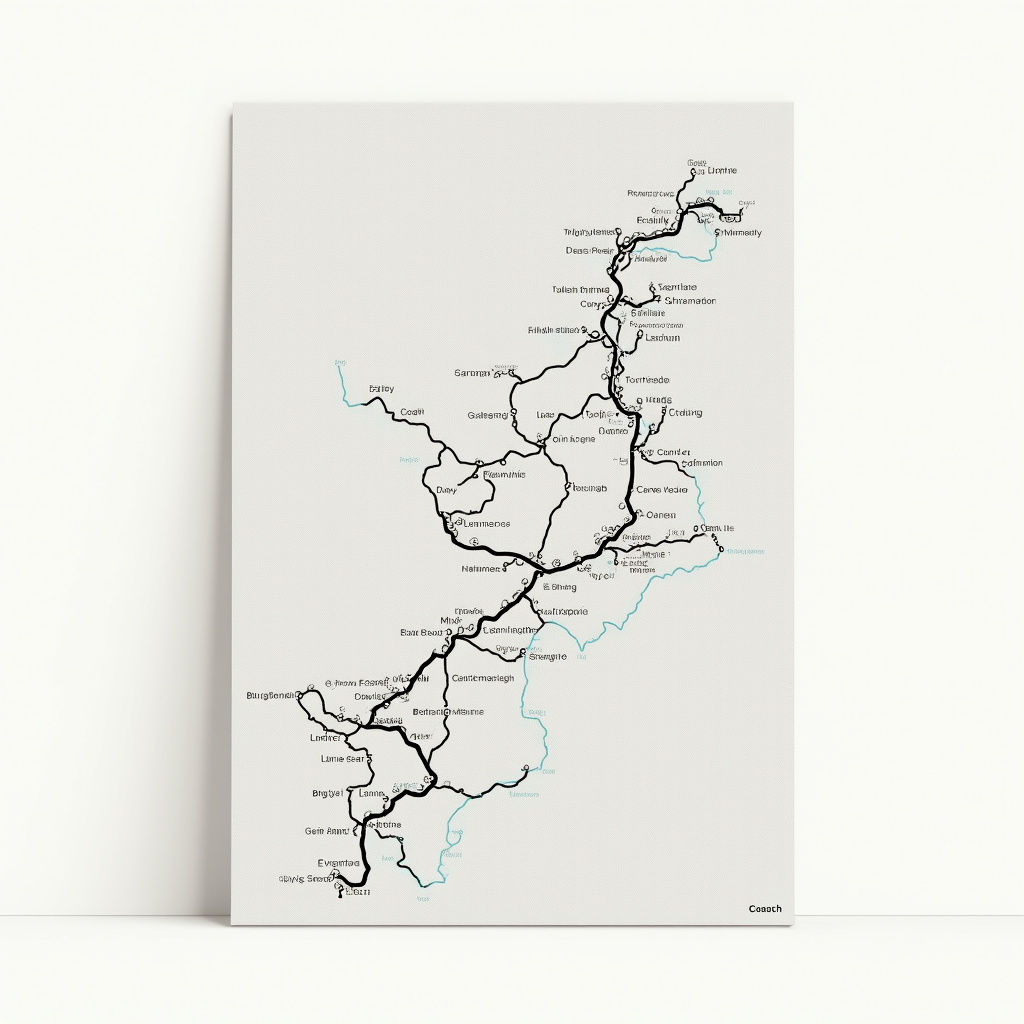 Yorkshire Dales Route Map