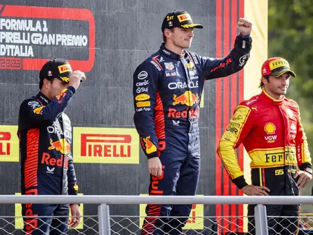 Red Bull domina o pódio no GP da Itália