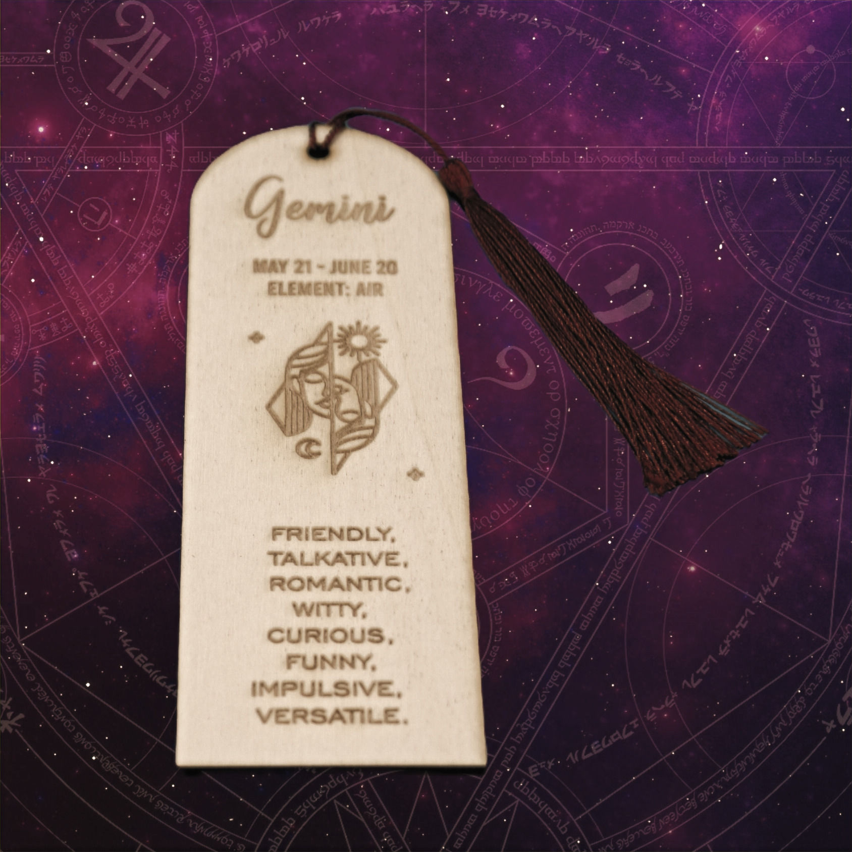 Zodiac Bookmarks - Gemini
