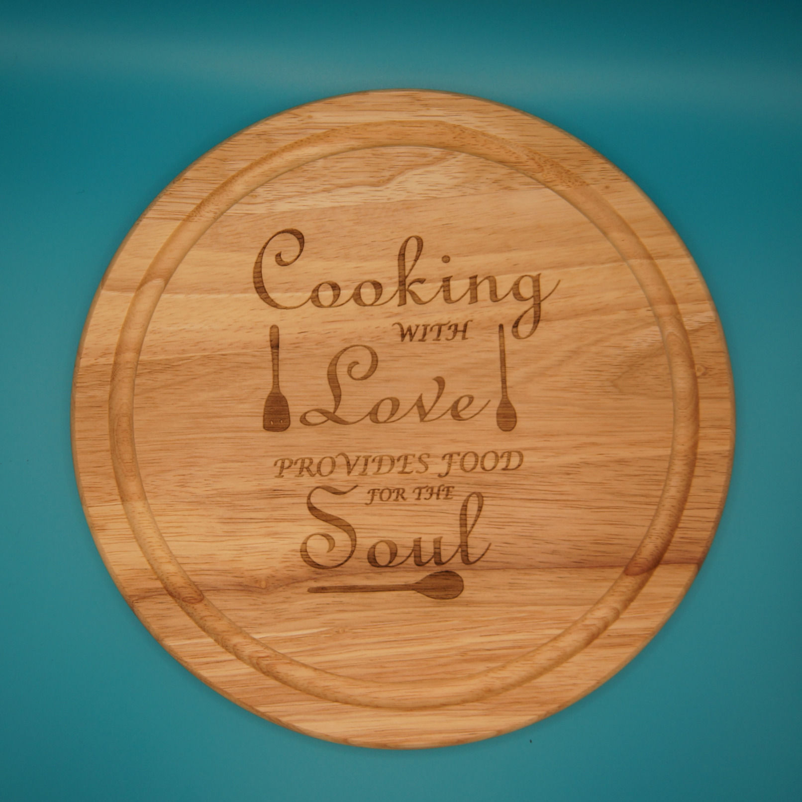 Chopping Board / Cake Display Board - Provides Food For The Soul