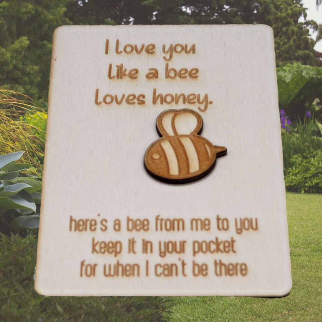 Bee Pocket Hug - I Love You