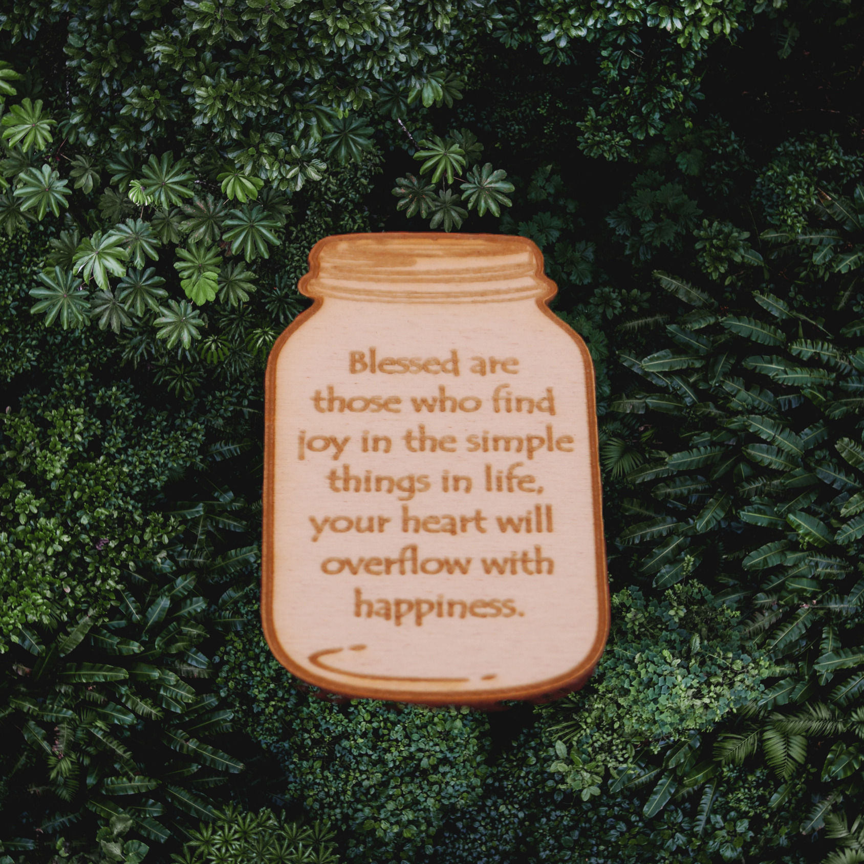 Mason Jar - Blessed Are Those Who Find Joy In The Simple Things In Life