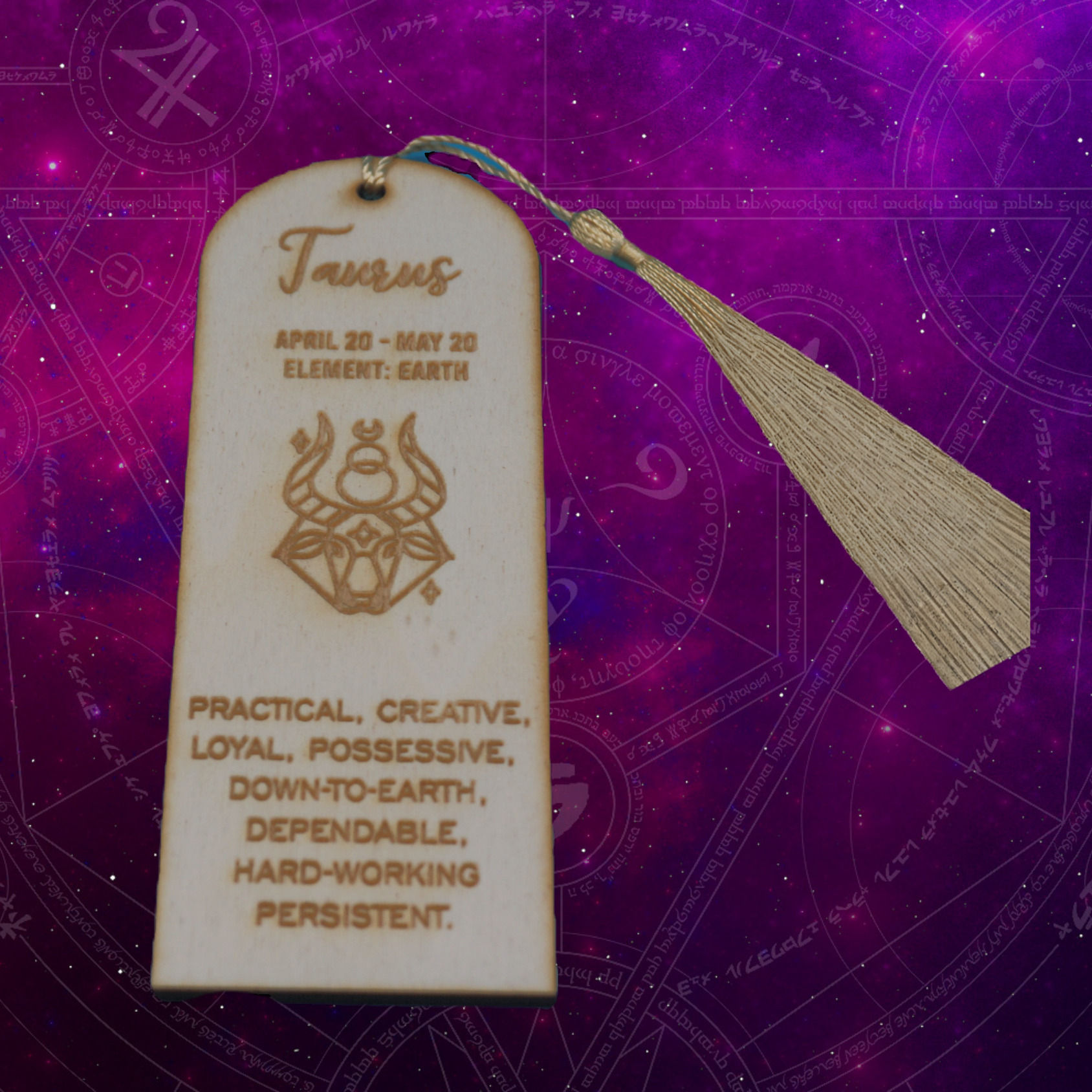 Zodiac Bookmarks - Taurus
