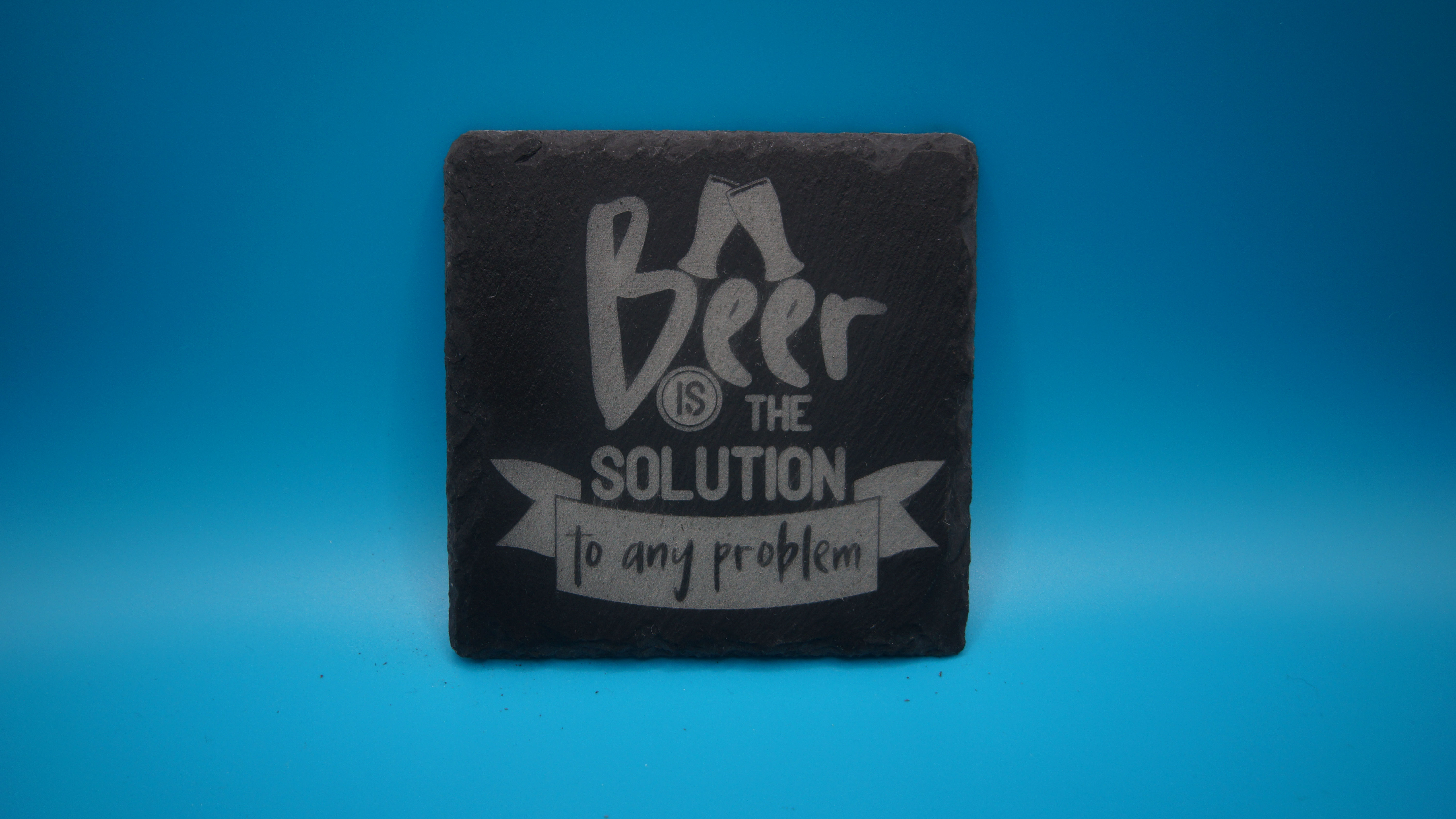 100% Natural Raw Slate , laser engraved and hand-cut. www.epiclaserdesigns.com