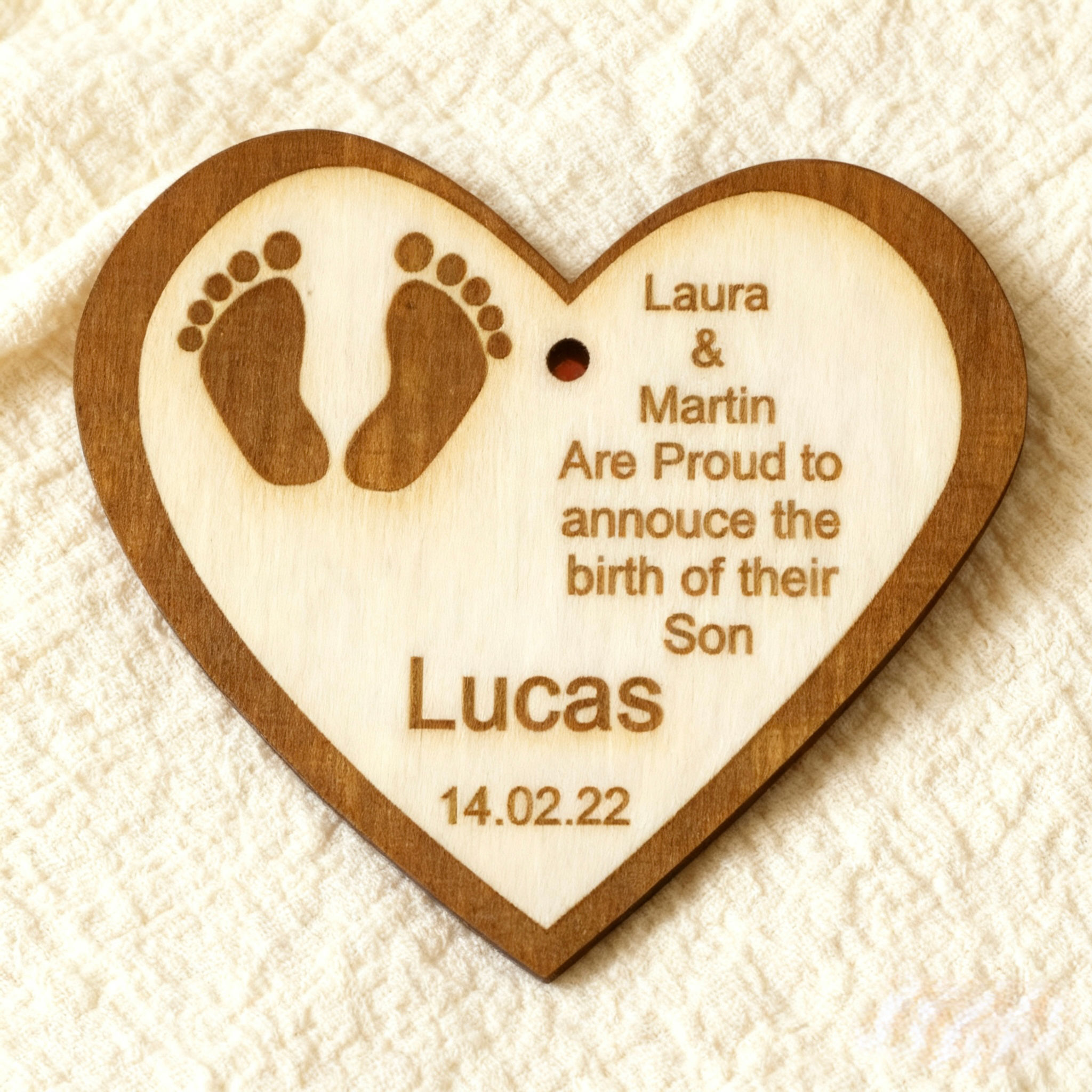 New Born Baby Annoucement Token