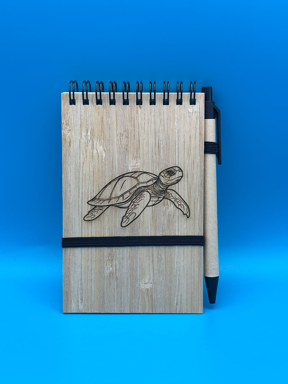 Bamboo Flip Notebook A6 Kraft Pages - www.epiclaserdesigns.com