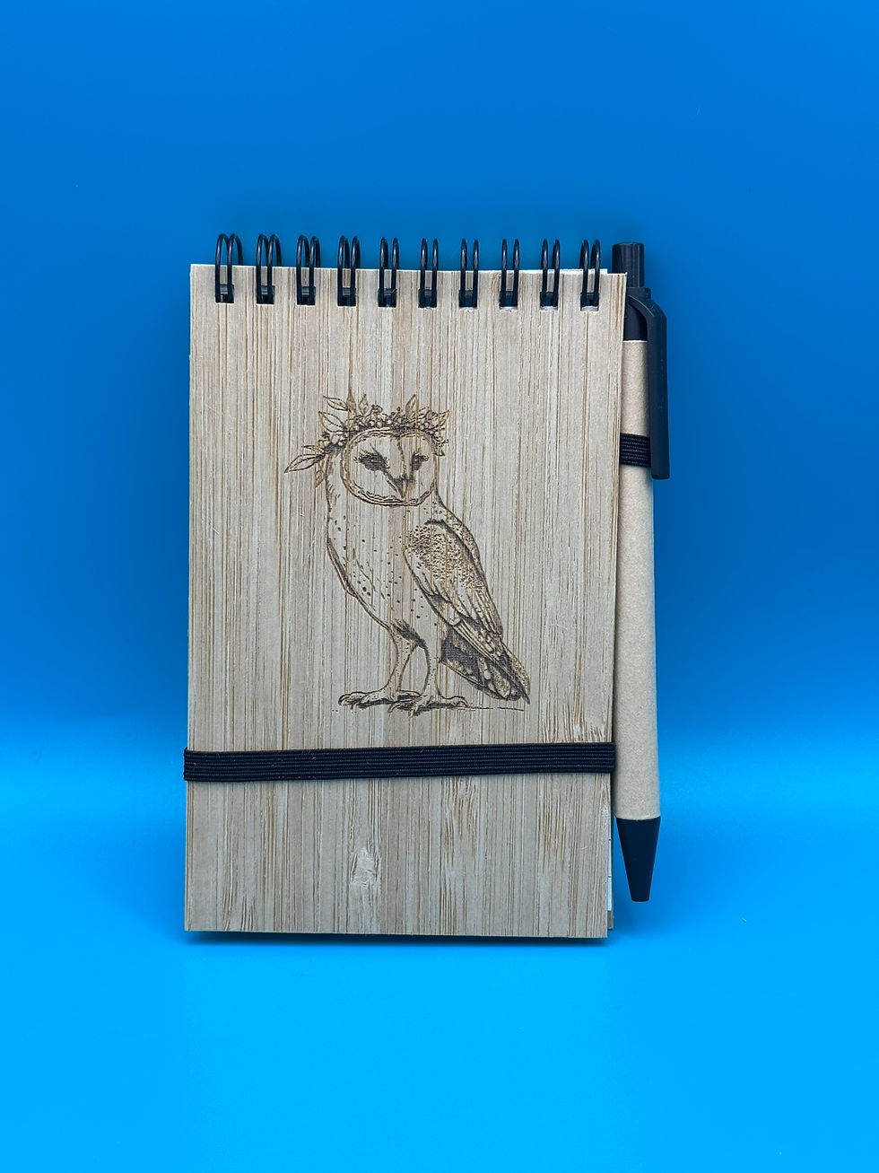 Bamboo Flip Notebook A6 Kraft Pages - www.epiclaserdesigns.com