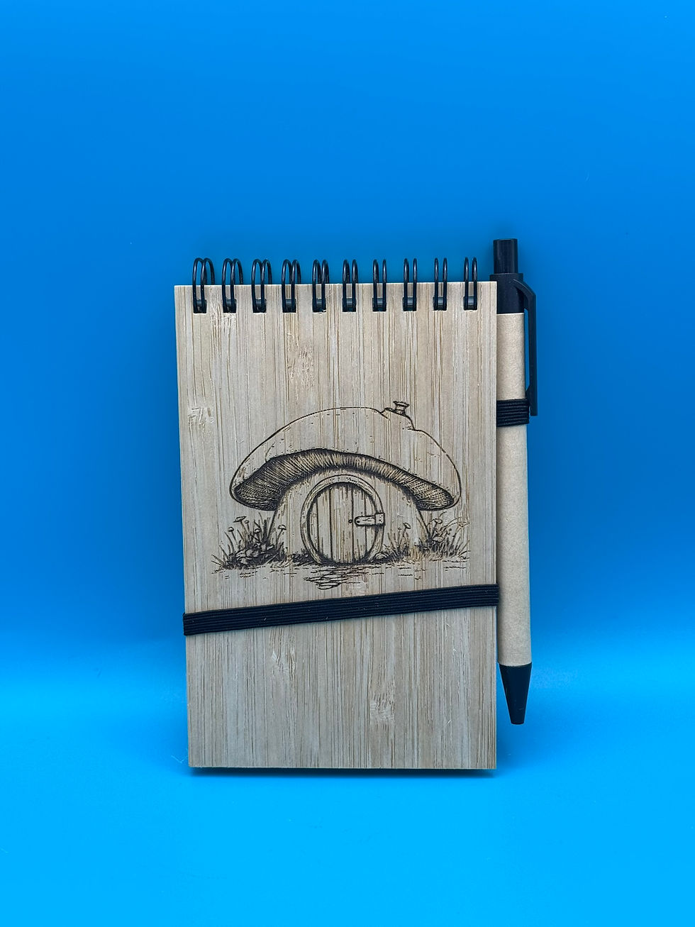 Bamboo Flip Notebook A6 Kraft Pages - www.epiclaserdesigns.com