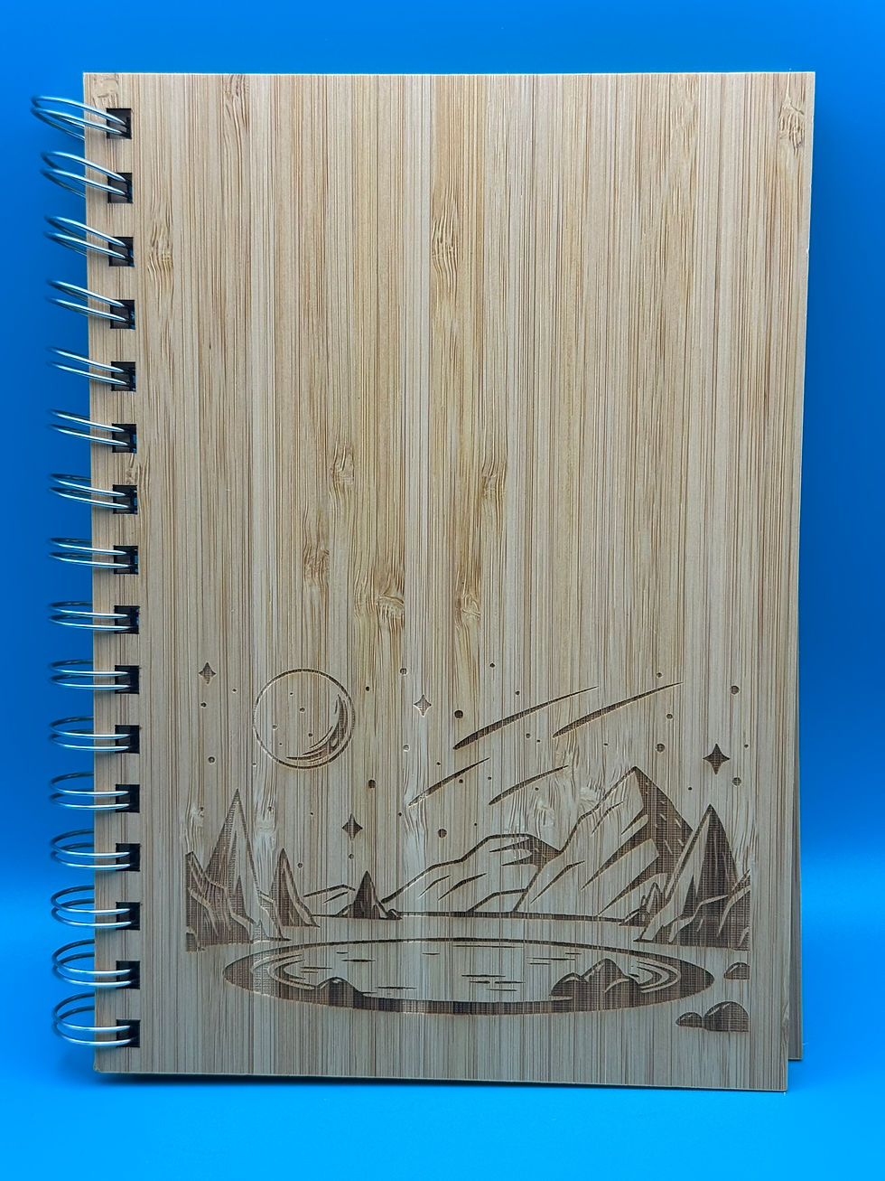 Bamboo Book A5 Ring-Bound Kraft Pages - www.epiclaserdesigns.com