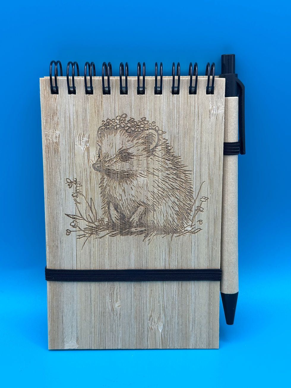 Bamboo Flip Notebook A6 Kraft Pages - www.epiclaserdesigns.com