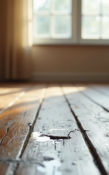 water damaged flooring