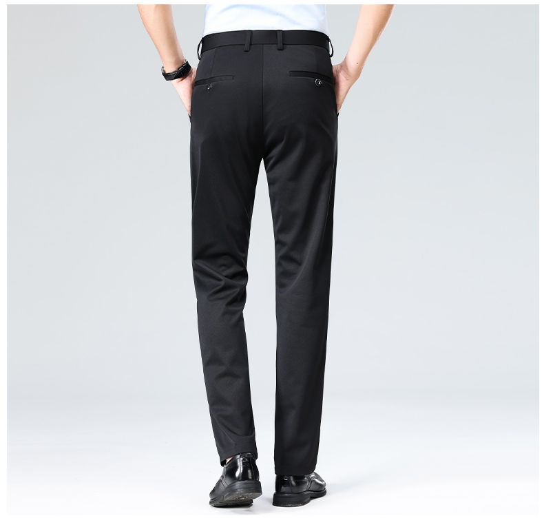 Thumbnail: Summer Autumn Thin Trousers Men Formal Dress Suit Pants Work Pants Quality Busin