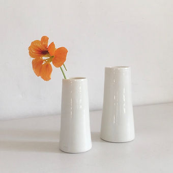 Pair of bud vases- 1