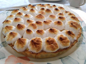 Tarte à l'orange meringuée !