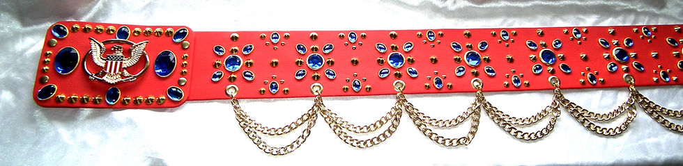 Thumbnail: Blue Jewelled Aloha Belt