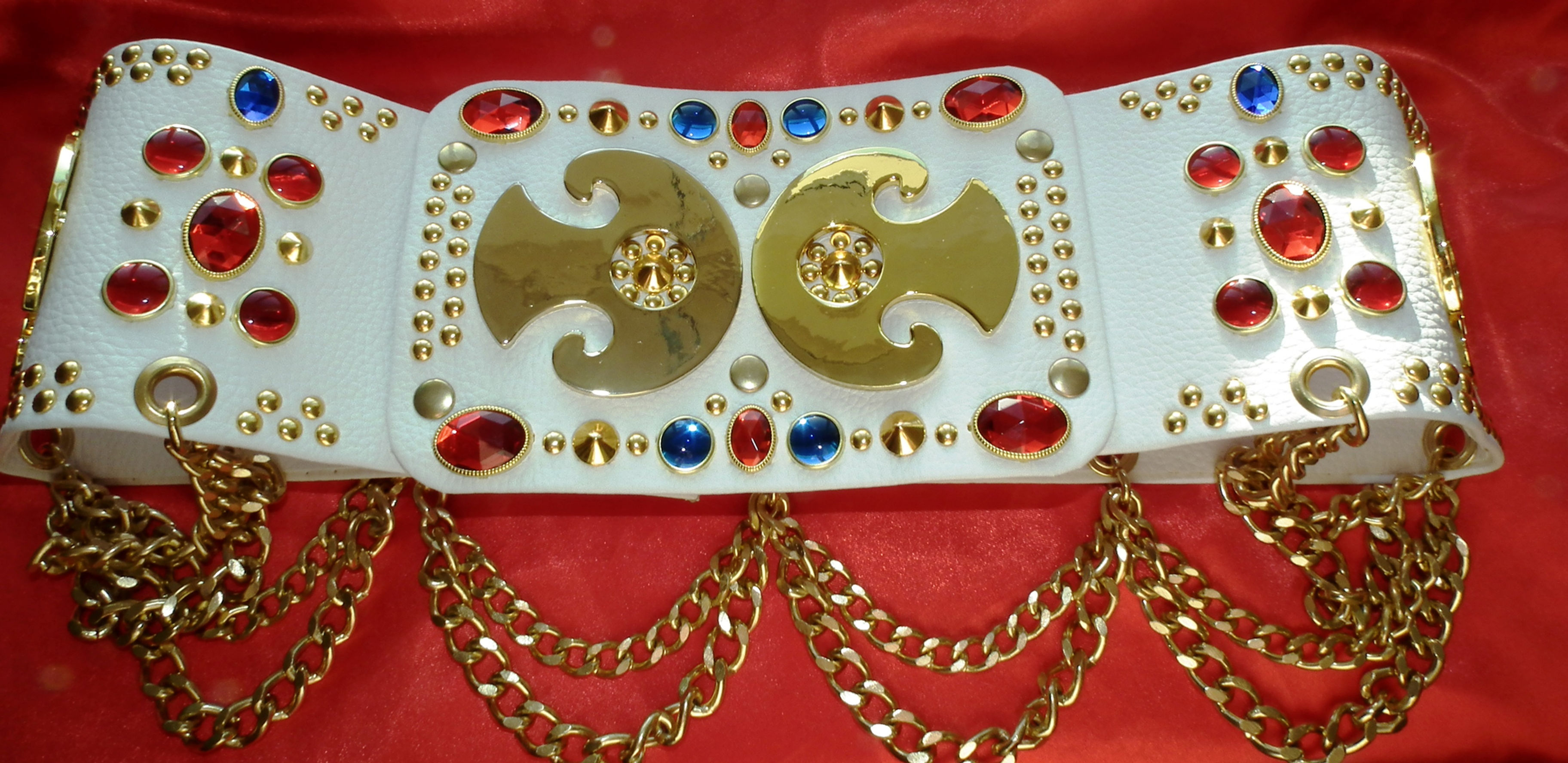 Elvis Style King of Spades Belt