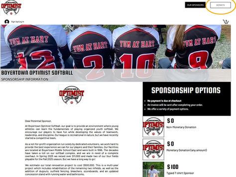 Syncing Your Sponsorship and Donation Approach for Nonprofit Youth Sports Leagues to Maximize Impact