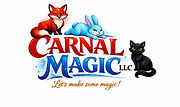 Carnal Magic LLC logo: fox, rabbit, cat, 'Let's make some magic!'