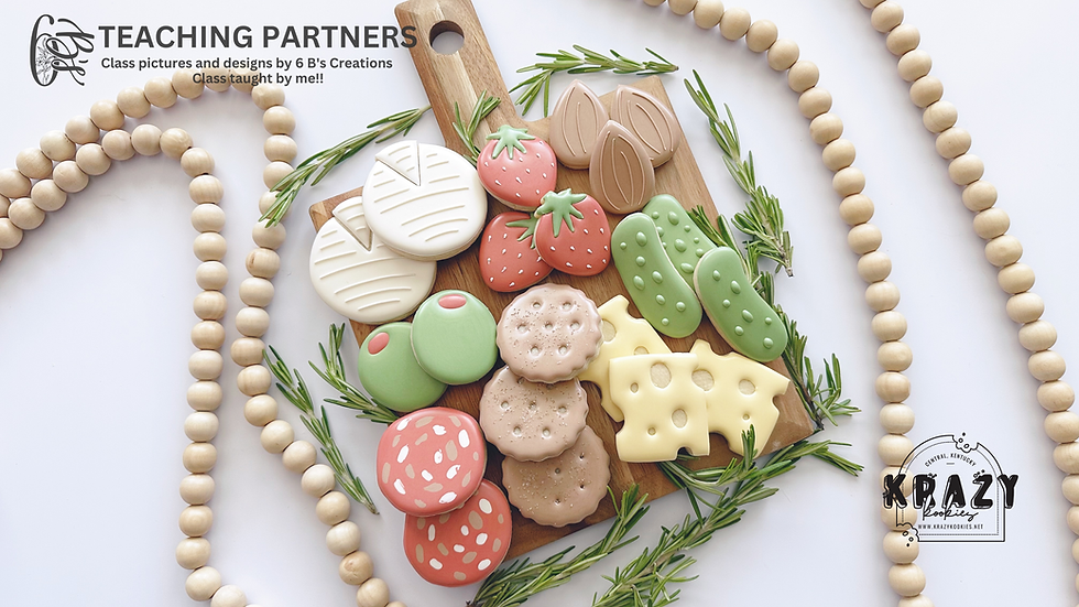 Charcuterie Board Cookie Decorating Class! 