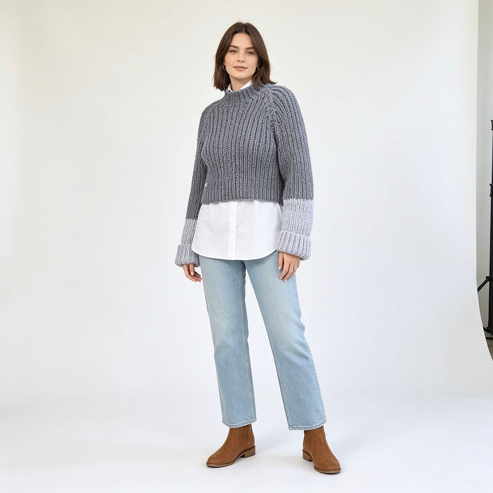 Miniatura: Sweater Kaira combinado 