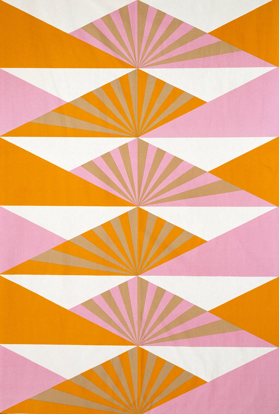 A Lucienne day sunrise fabric design