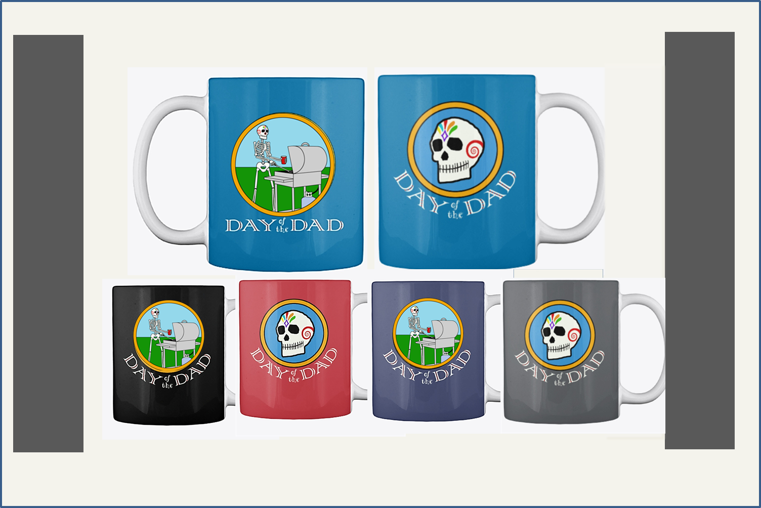 GRILLING DAD MUGS, TWO SIDED