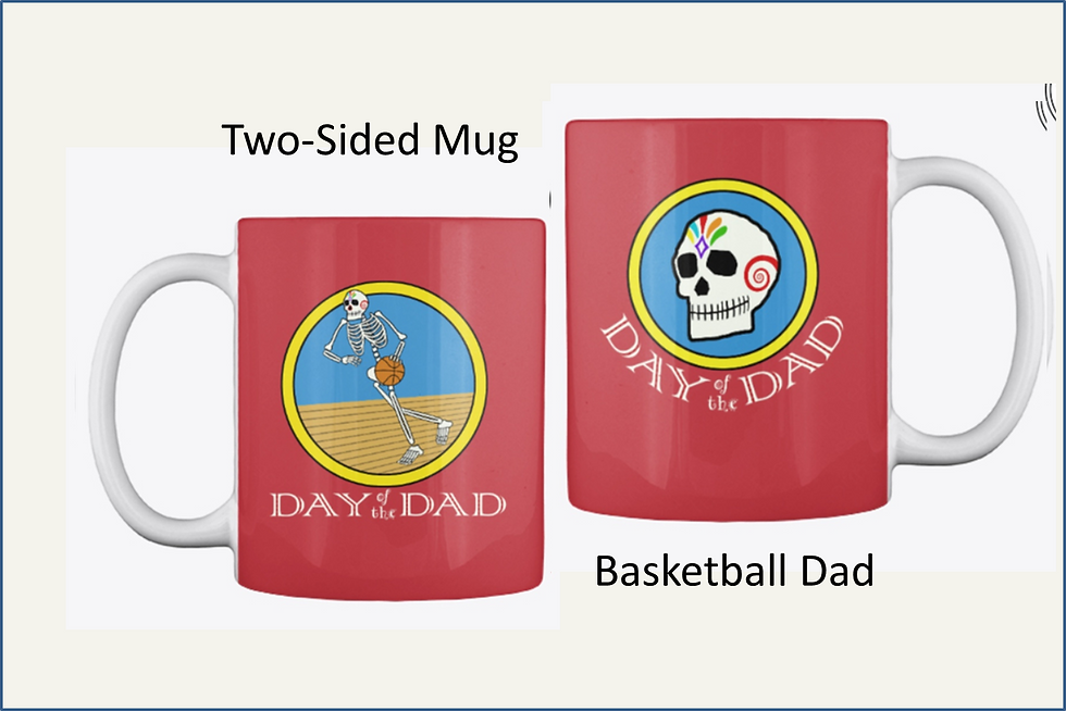 Thumbnail: BASKETBALL DAD MUGS, TWO SIDED