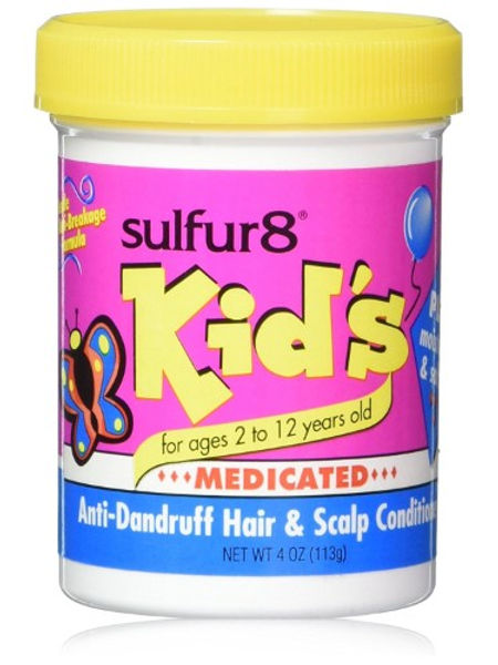 Sulfur 8 Kids Medicated Anti Dandruff Hair & Scalp Conditioner 4 oz