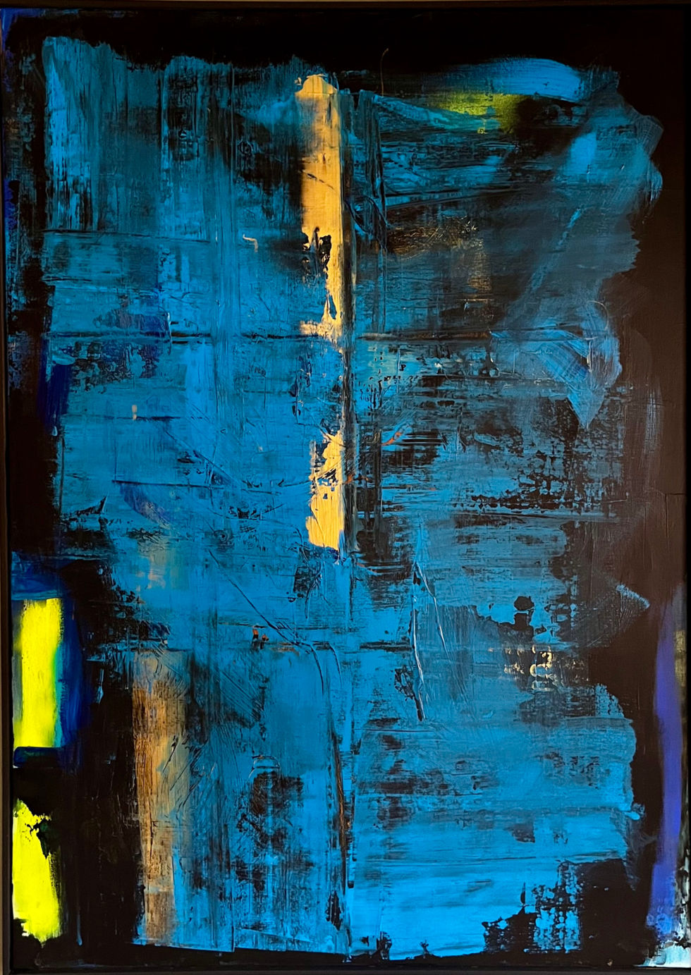 TOURMENT BLEU 100x140
