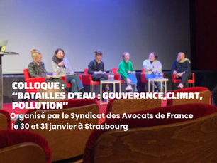 BATAILLES D’EAU : Gouvernance, climat, pollutions