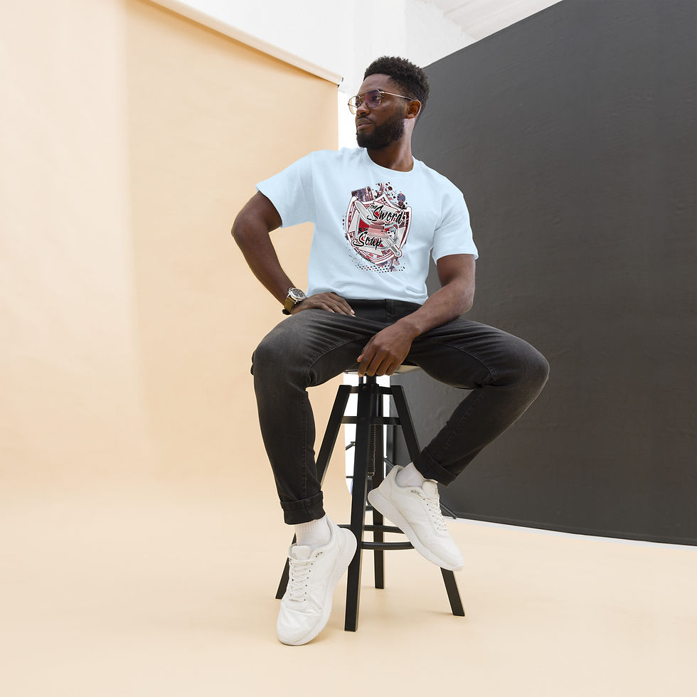 Thumbnail: The Sword & The Soap Tee for Older Peeps